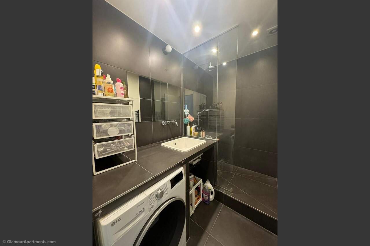 The bathroom